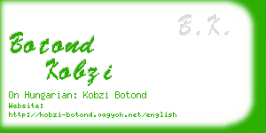 botond kobzi business card